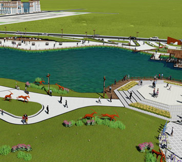那曲羌塘城水景公園建設項目